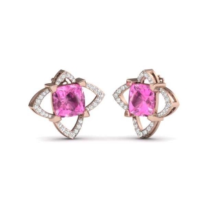 Rose Gold Diamond Earrings